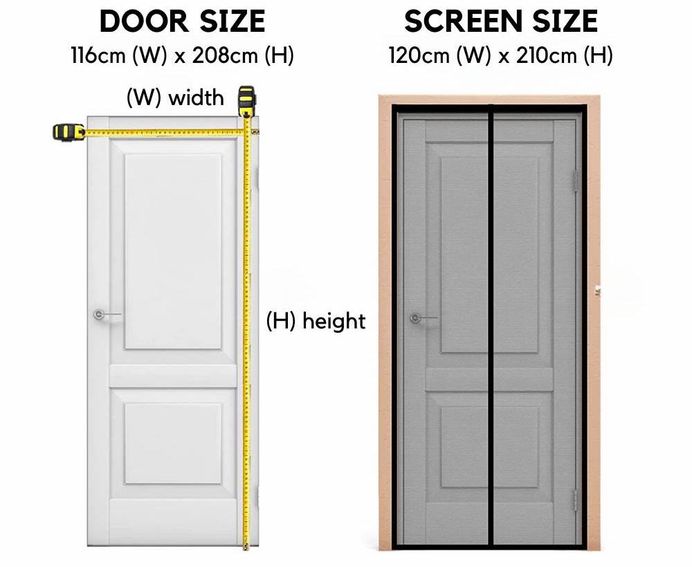 Magnetic Screen Door | Magnet Door Screens | Magnetic Mesh Screen Doors: image 9