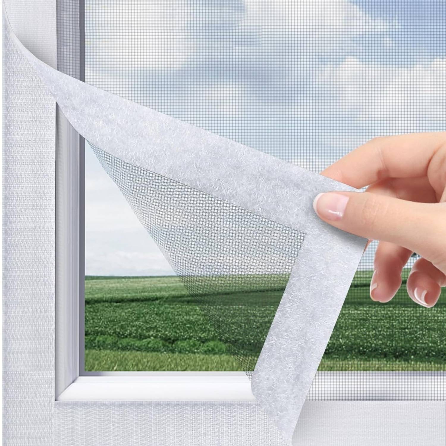 Velcro Window Screens | Adjustable Window Screen | Window Screen With Velcro: image 4