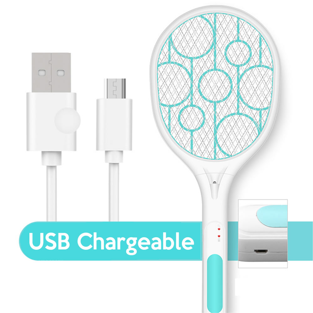 Electric Mosquito Swatter | Mosquito Racquet Swatter | Electric Racket Fly Swatter: image 2