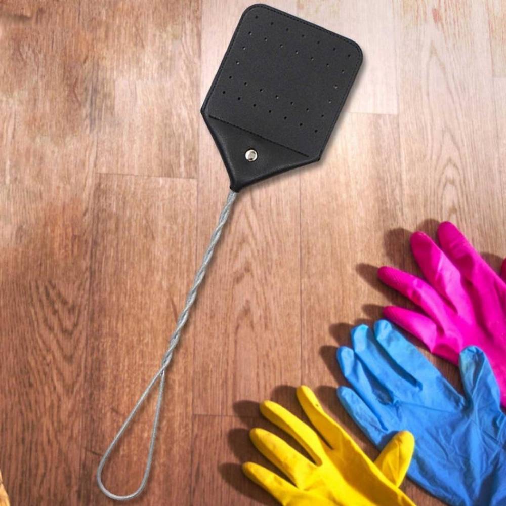 Leather Fly Swatter | Heavy Duty Flyswatter | Leather Insect Swat: image 7