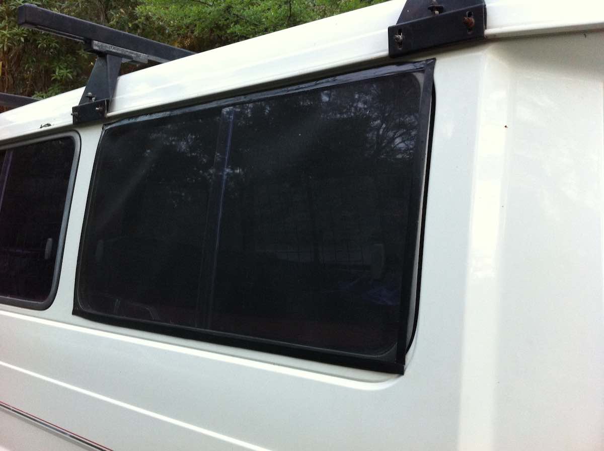 magnetic insect screen for camper van